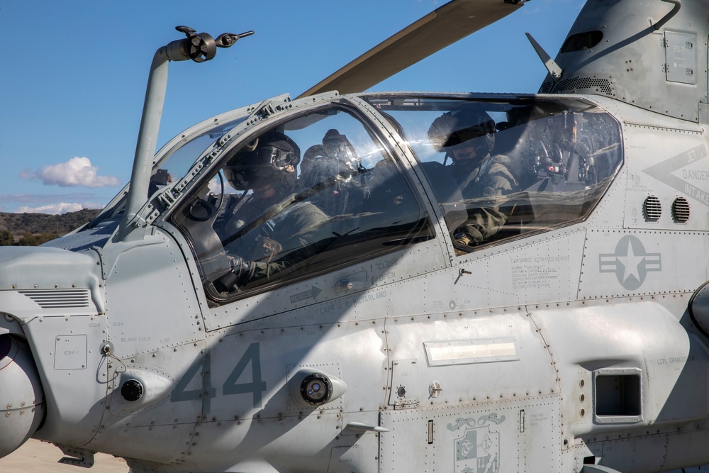 Steel Knight 23: Marine Light Attack Helicopter Squadron 169 fires Joint Air Ground Missile