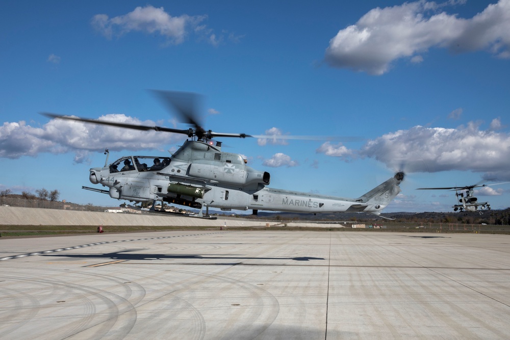 Steel Knight 23: Marine Light Attack Helicopter Squadron 169 fires Joint Air Ground Missile