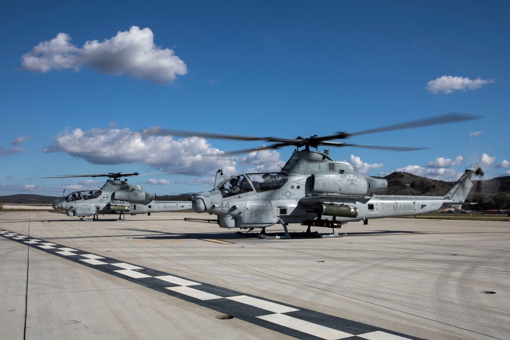 Steel Knight 23: Marine Light Attack Helicopter Squadron 169 fires Joint Air Ground Missile