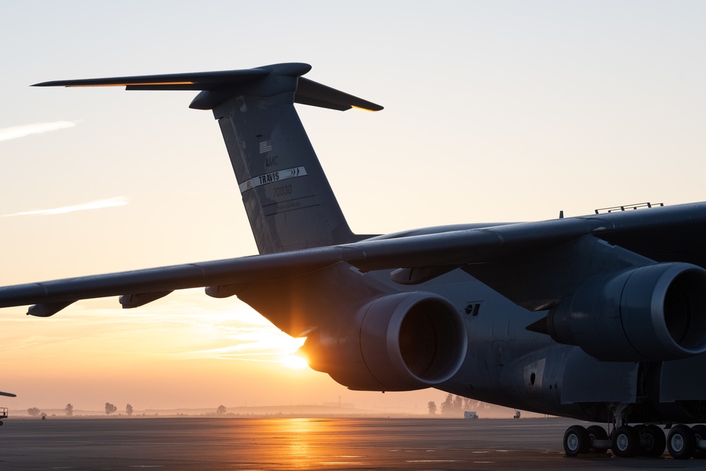 Flying crew chiefs at Travis AFB