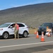 Hawaii Army National Guard Soldiers at Hawaii County Traffic Hazard Mitigation Route