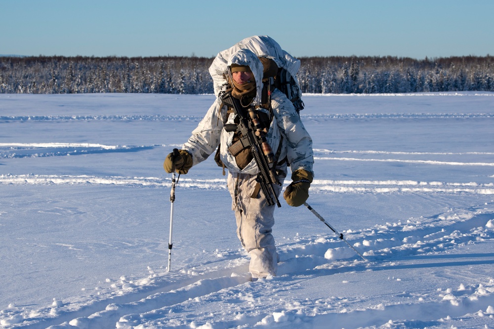 2d Reconnaissance Battalion Marines conduct cold weather training in Alaska