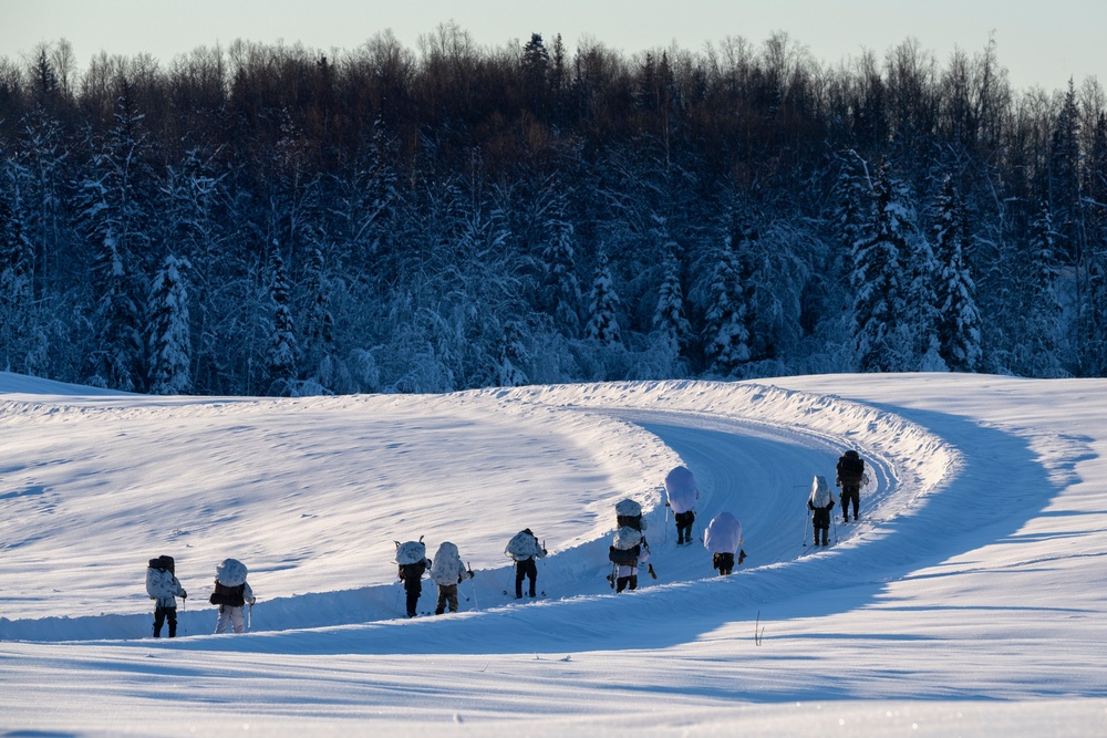 2d Reconnaissance Battalion Marines conduct cold weather training in Alaska