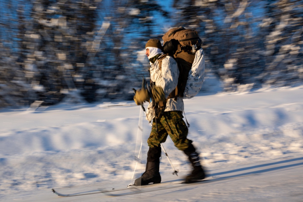 2d Reconnaissance Battalion Marines conduct cold weather training in Alaska