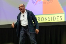 1st AD welcomes speakers, encourages team cohesion during ‘Iron Summit’ leadership conference