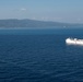 USNS Comfort sails off the coast of Jeremie, Haiti