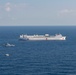 USNS Comfort sails off the coast of Jeremie, Haiti