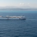 USNS Comfort sails off the coast of Jeremie, Haiti