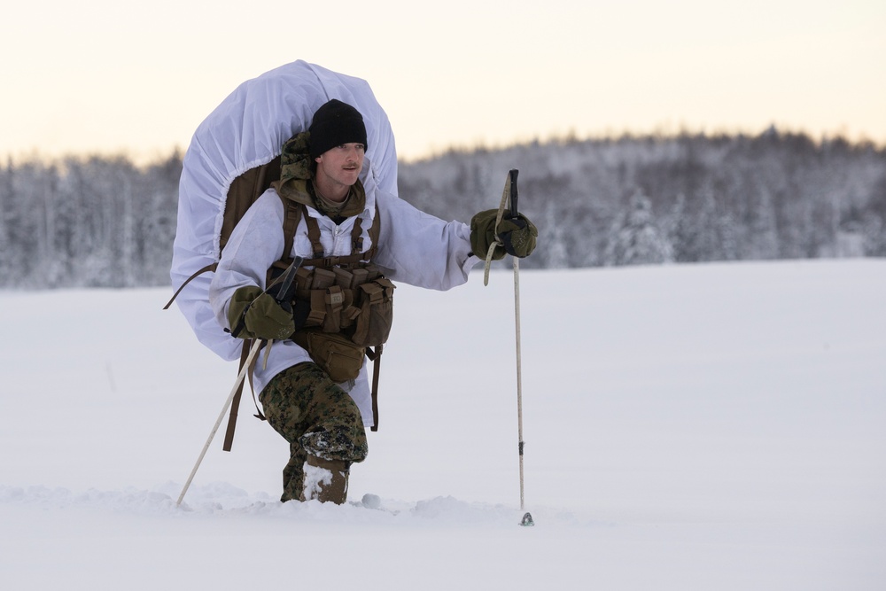 2d Reconnaissance Battalion Marines conduct cold weather training in Alaska