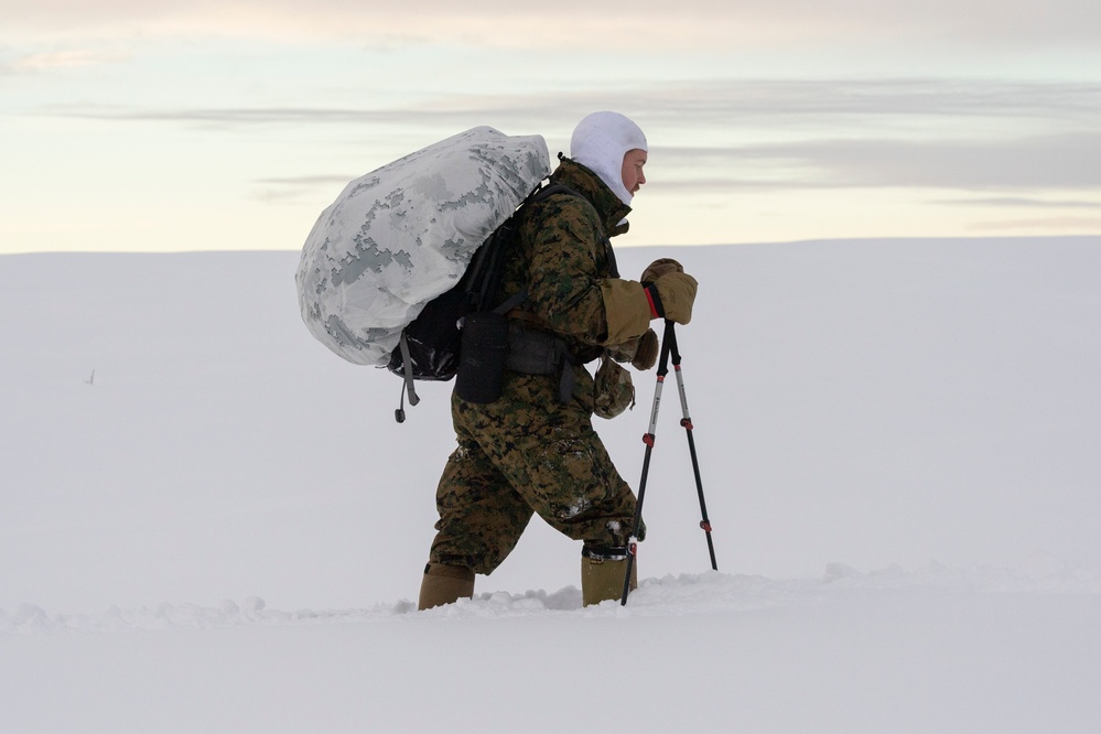 2d Reconnaissance Battalion Marines conduct cold weather training in Alaska