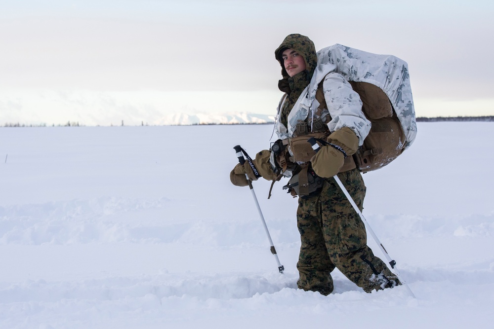 2d Reconnaissance Battalion Marines conduct cold weather training in Alaska