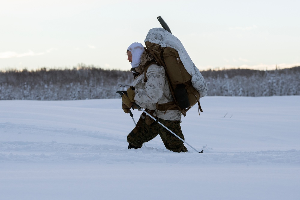 2d Reconnaissance Battalion Marines conduct cold weather training in Alaska