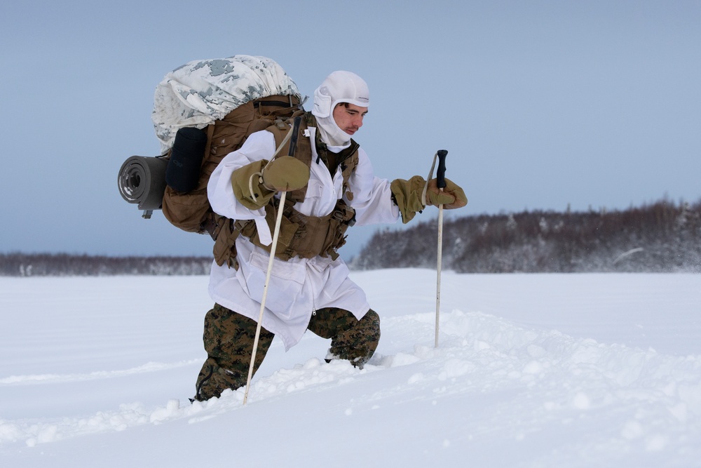 2d Reconnaissance Battalion Marines conduct cold weather training in Alaska