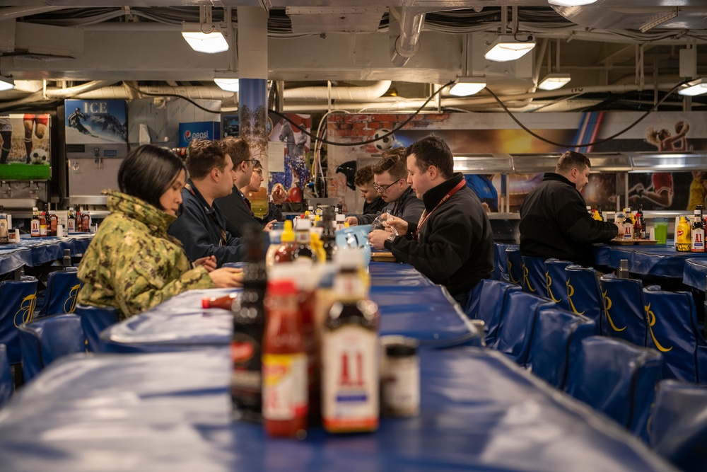 USS Theodore Roosevelt (CVN 71) Opens Up the Galley