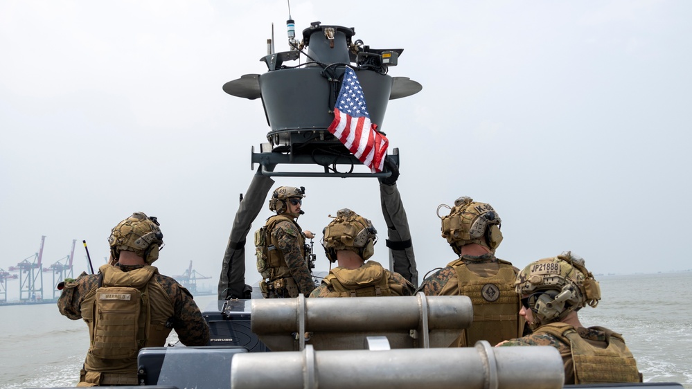 CARAT 22 RHIB Ops with Indonesian Navy