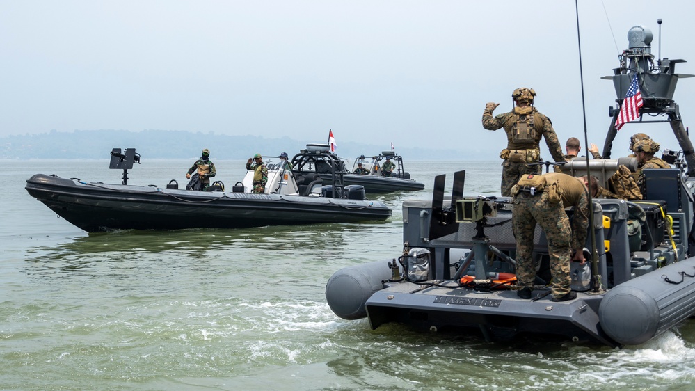 CARAT 22 RHIB Ops with Indonesian Navy