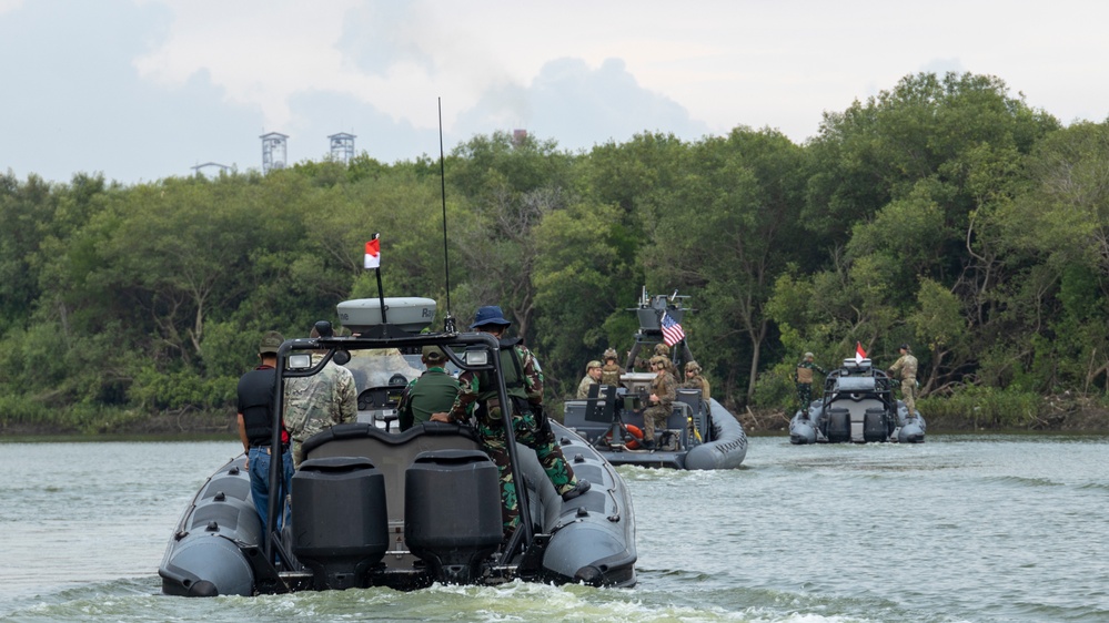 CARAT 22 RHIB Ops with Indonesian Navy