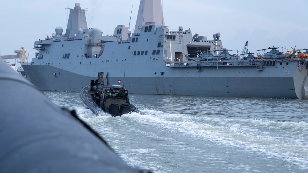 CARAT 22 RHIB Ops with Indonesian Navy