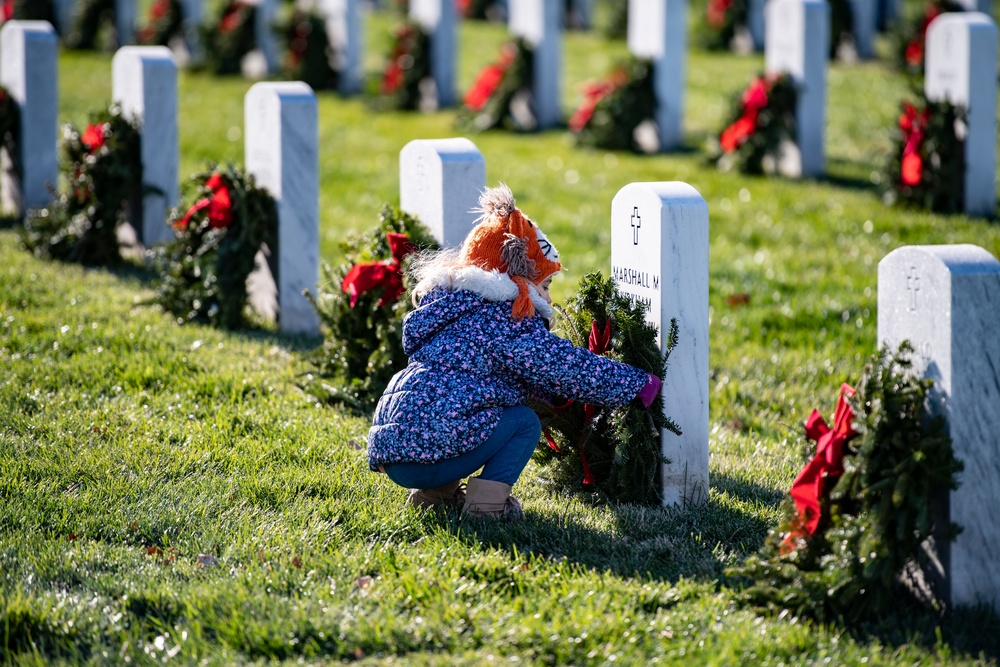 2022 Wreaths Across America Day at Arlington National Cemetery