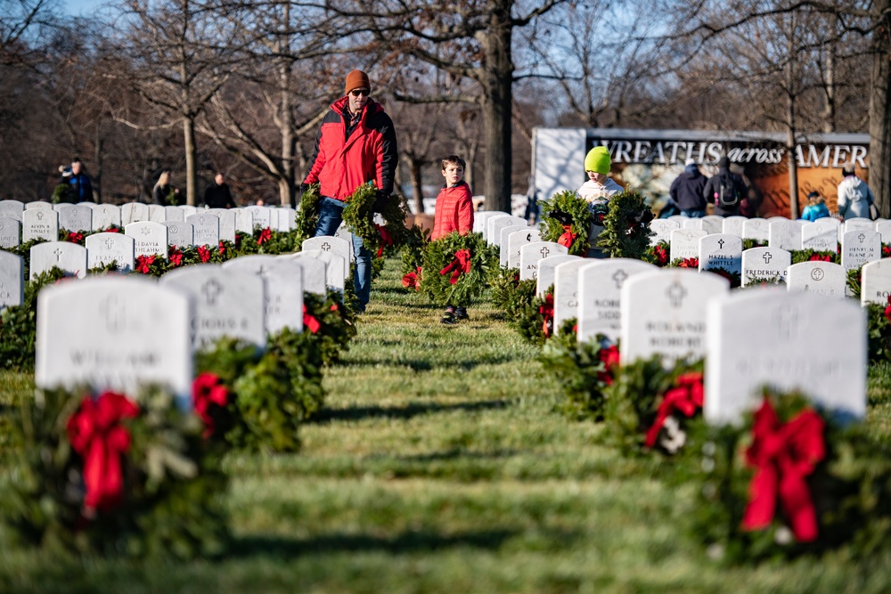 2022 Wreaths Across America Day at Arlington National Cemetery