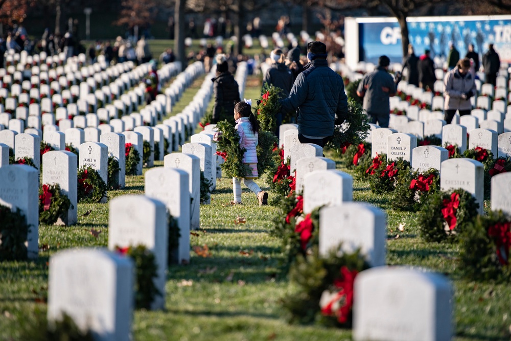 2022 Wreaths Across America Day at Arlington National Cemetery