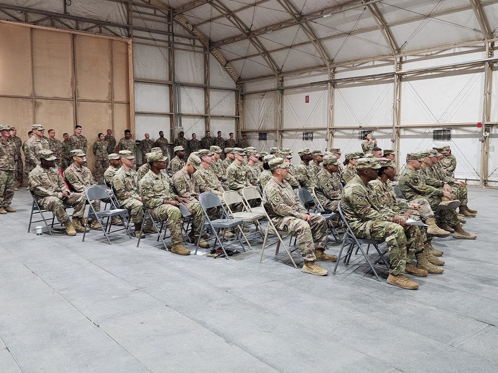 237th Brigade Support Battalion, 37th Infantry Brigade Combat Team relieves 10th Brigade Support Battalion, 1st Brigade Combat Team, 10th Mountain Divison