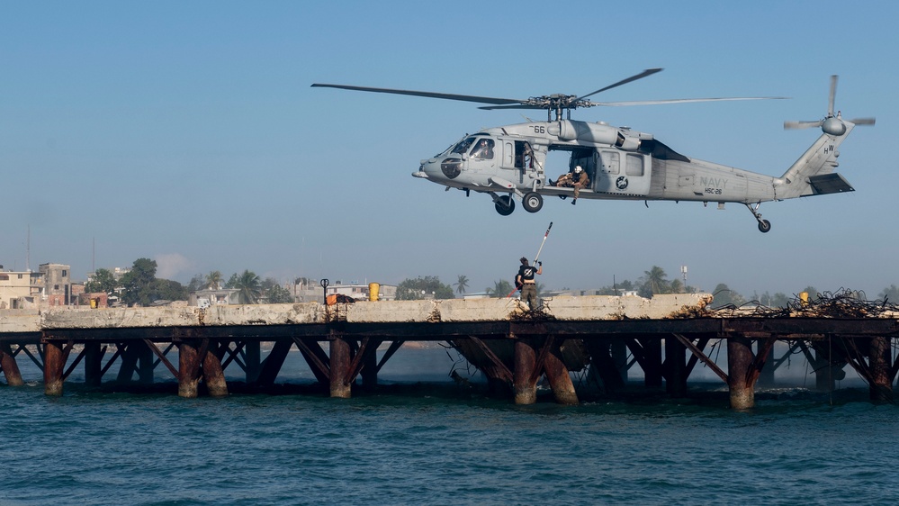 USNS Comfort Closing Ceremony in Jeremie, Haiti