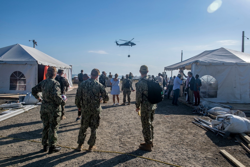 USNS Comfort Closing Ceremony in Jeremie, Haiti