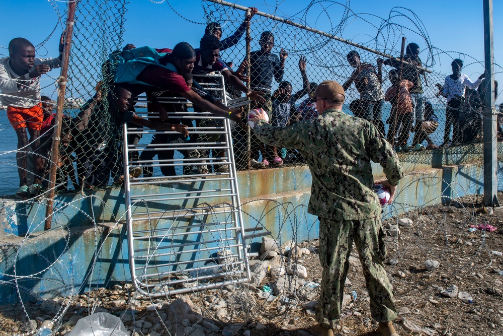 USNS Comfort Closing Ceremony in Jeremie, Haiti