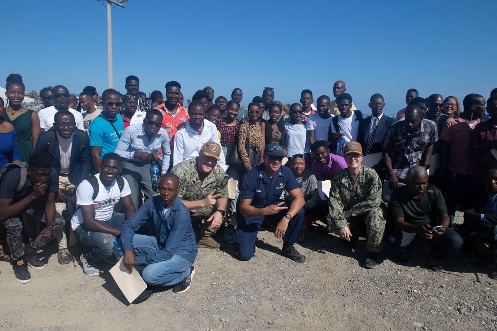 USNS Comfort Closing Ceremony in Jeremie, Haiti