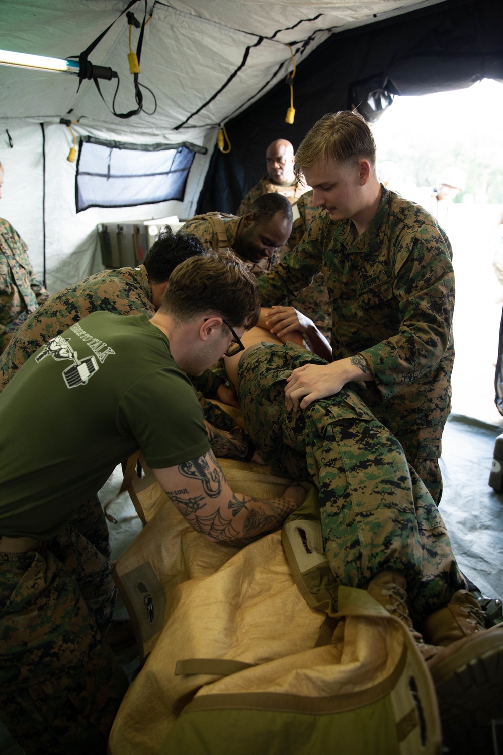 3rd Medical Battalion Conducts Field Medical Training Exercise