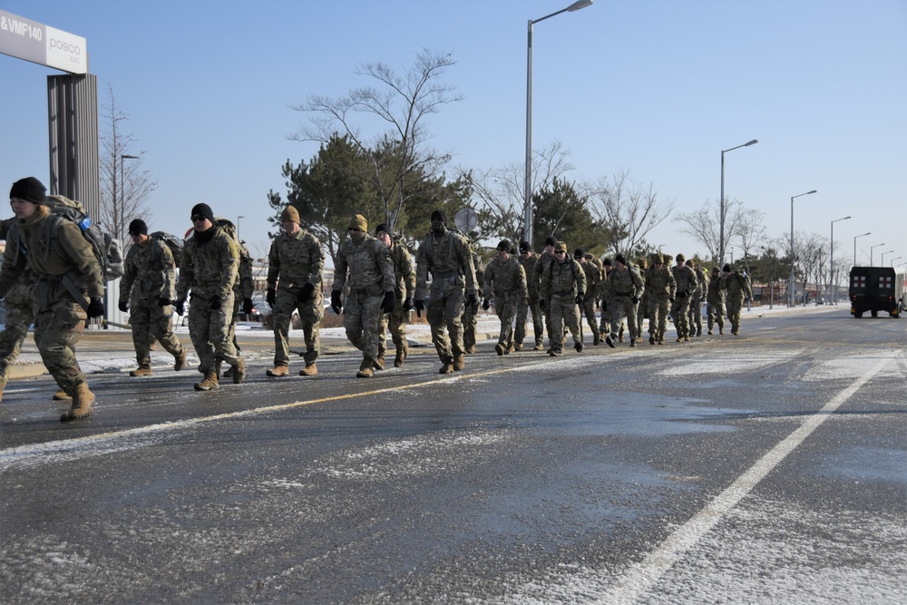 Norwegian Ruck March as part of SOCKOR’s Operation Toy Drop-Korea