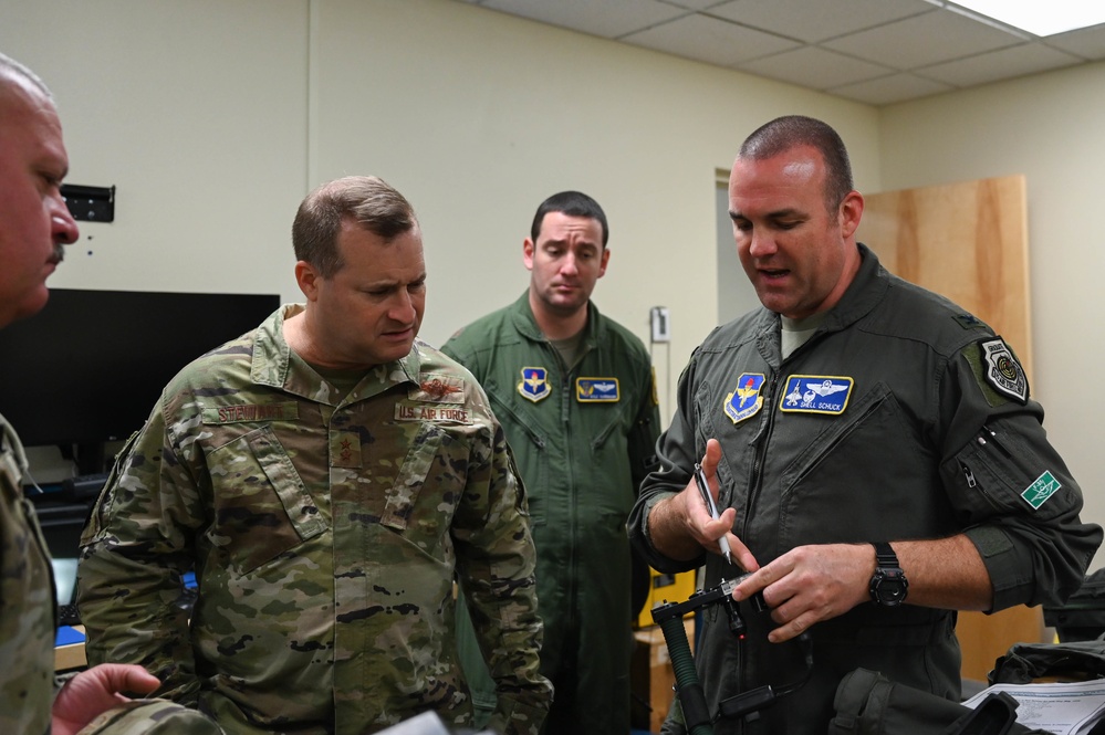 Maj. Gen. Phillip Stewart Visits the 33rd Fighter Wing