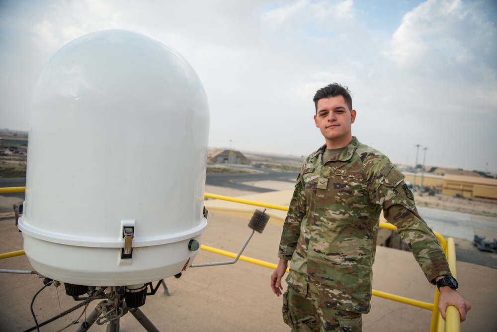 Weather Airman is the 386 AEW Marauder of the Week