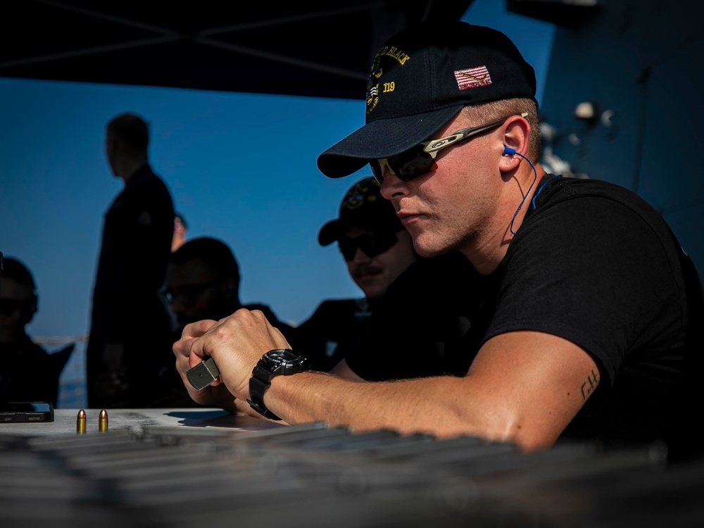USS Delbert D. Black Conducts Live-Fire Weapons Shoot