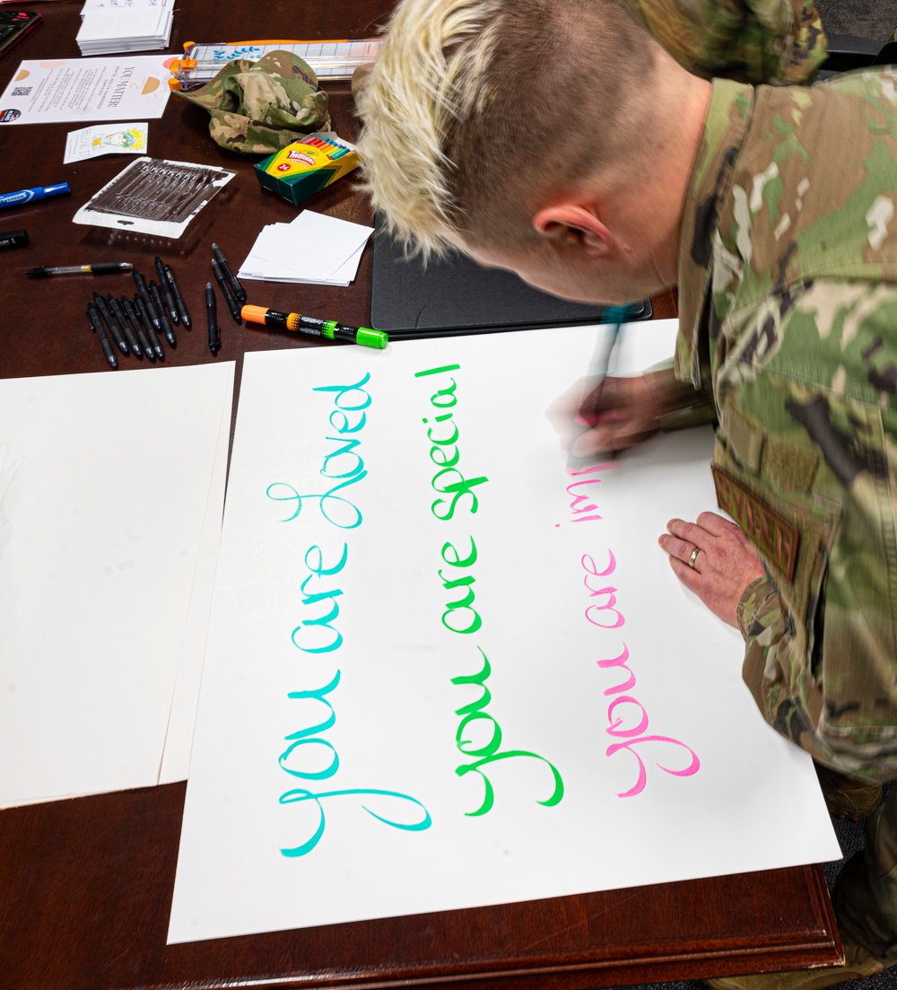 Airmen show signs of care