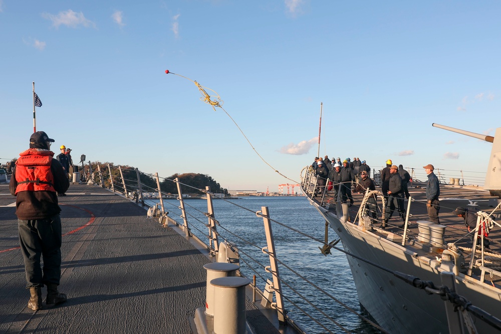 USS Shoup Arrives