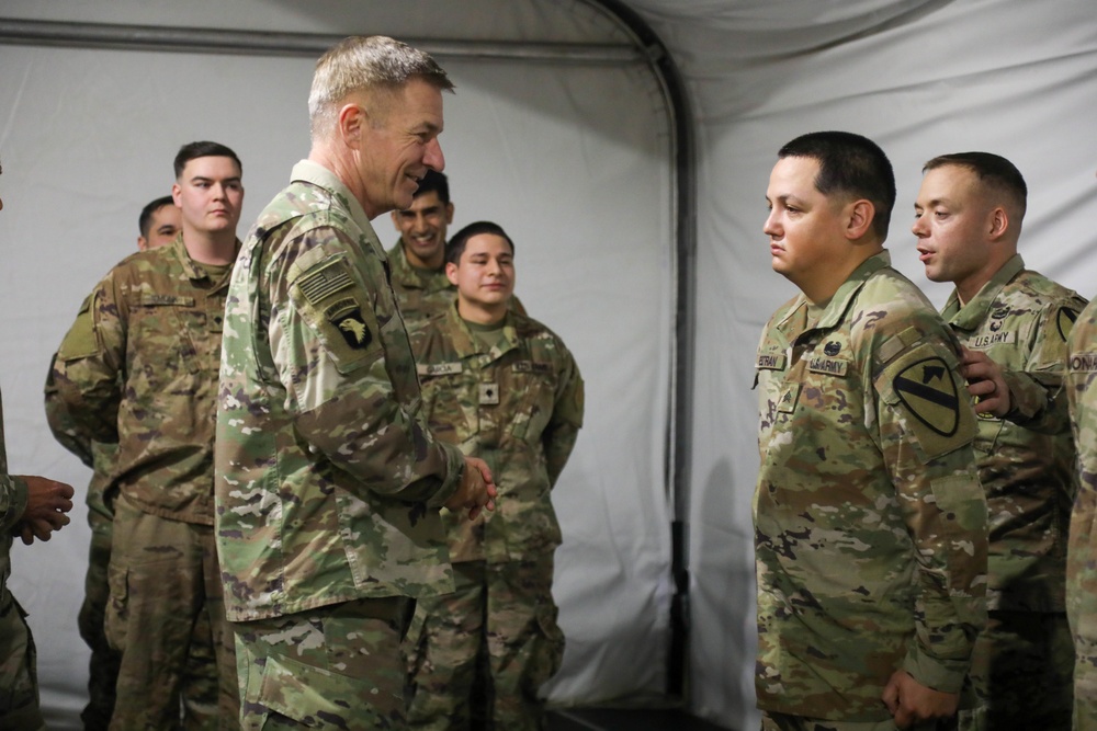 GREYWOLF Troopers Receive Challenge Coins