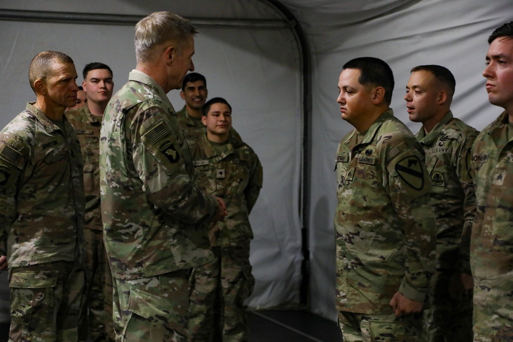 GREYWOLF Troopers Receive Challenge Coins