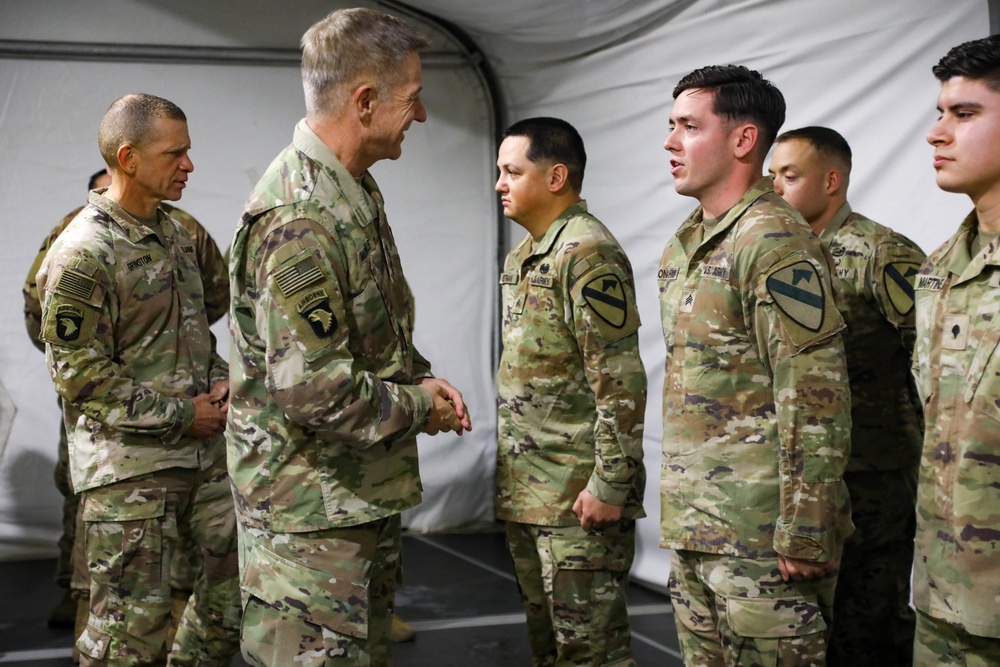 GREYWOLF Troopers Receive Challenge Coins