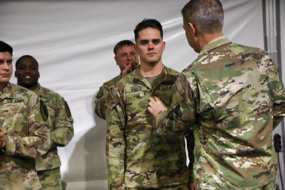 GREYWOLF Troopers Receive Challenge Coins