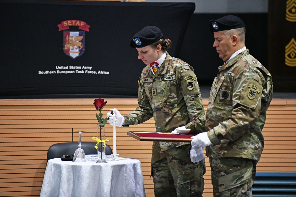 SETAF-AF NCO Induction Ceremony