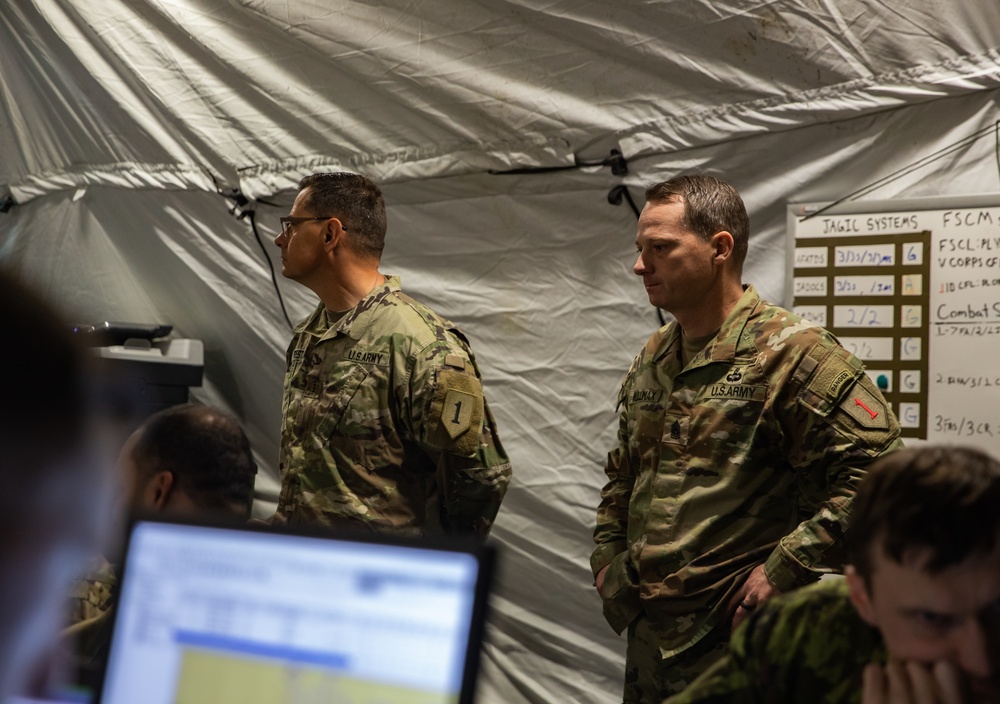 Stronger Together: Big Red One Conducts Joint Command Exercise