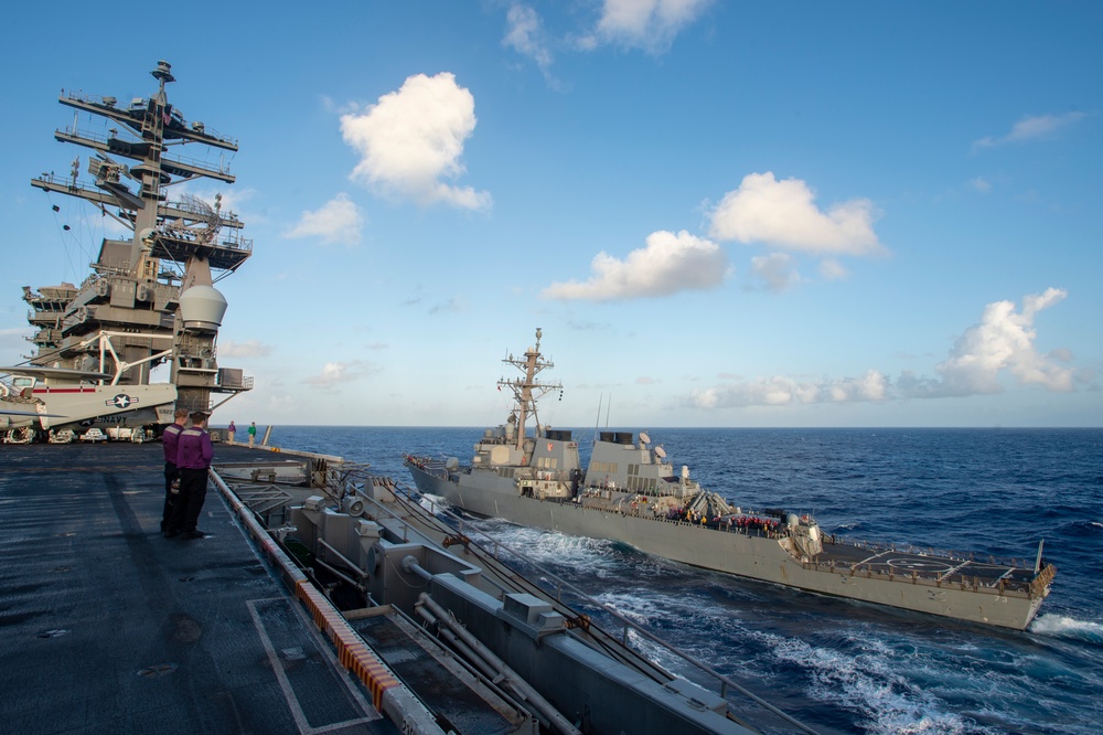 Nimitz Conducts Fueling-At-Sea