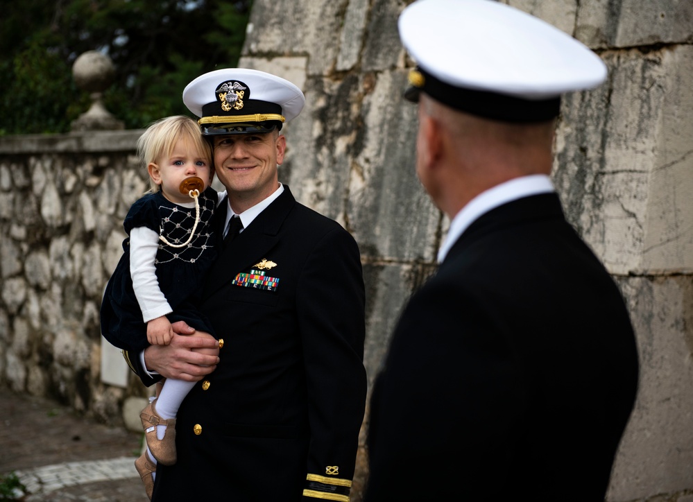 Lt. Cmdr. Daniel Syzdek Promotion Ceremony