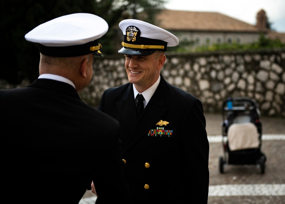 Lt. Cmdr. Daniel Syzdek Promotion Ceremony