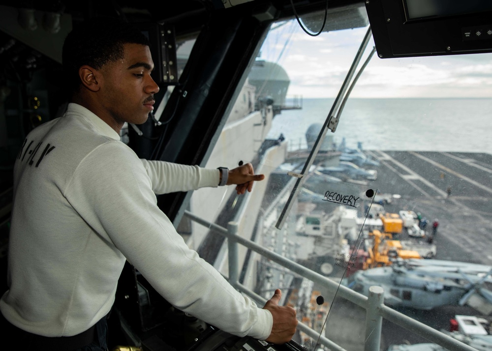 Daily Operations Aboard USS George H.W. Bush (CVN 77)