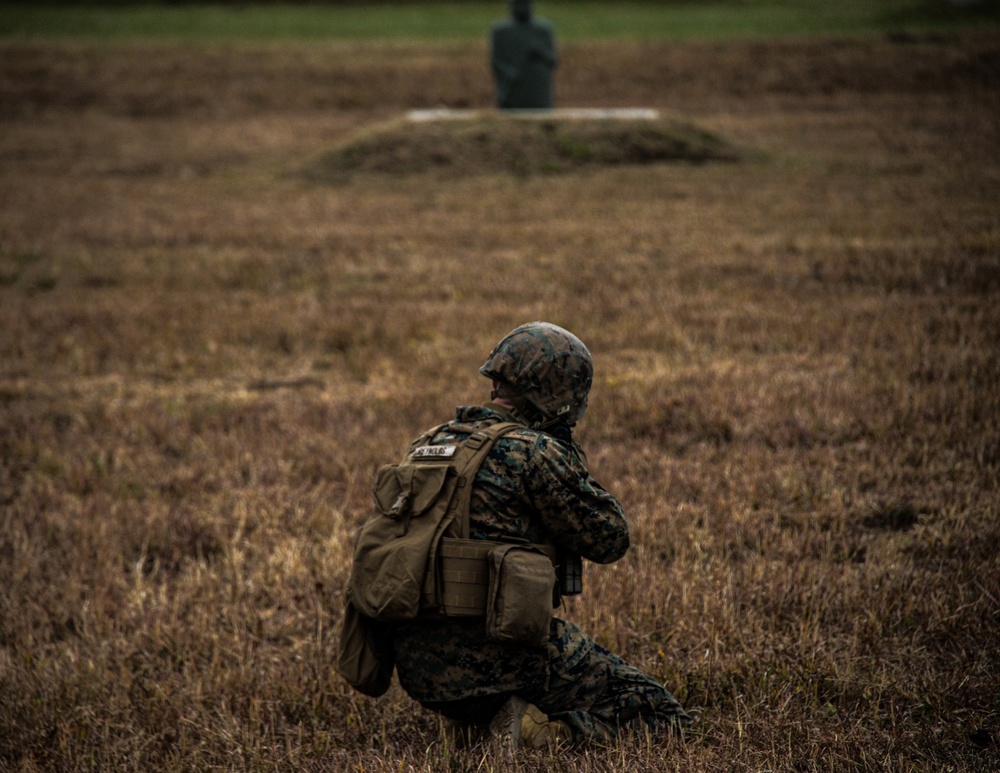 Marines with Guard Company, Marine Barracks Washington, amplify their infantry training expertise at Marine Corps Base Quantico, Va.