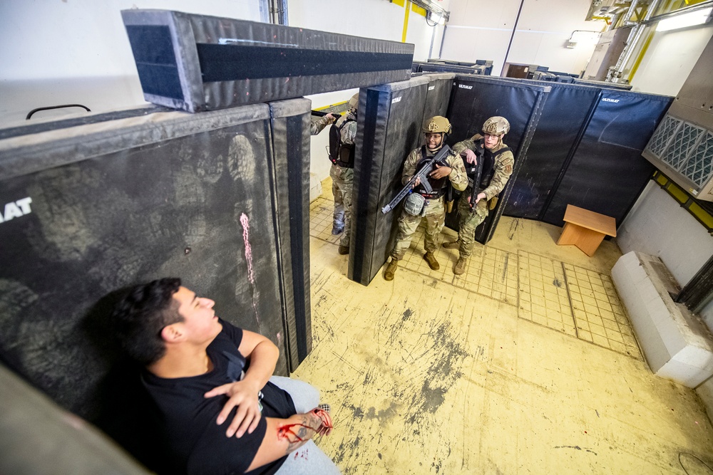 Pathfinder defenders, medics evaluate readiness during Active shooter exercise