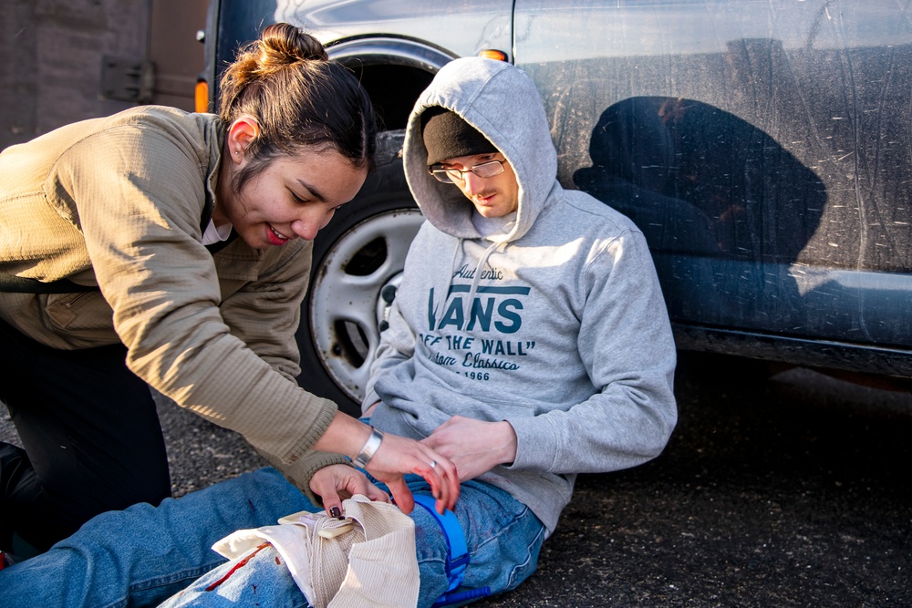 Pathfinder defenders, medics evaluate readiness during Active shooter exercise